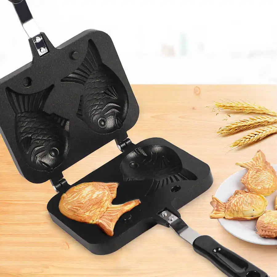 Non-Stick Fish-Shaped Waffle Pan