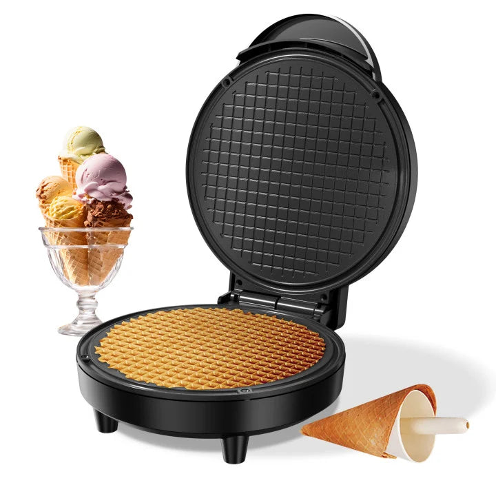 Waffle Cone Maker with Shaper Roller
