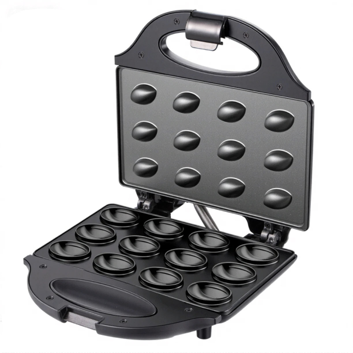 12-Hole Electric Walnut Cake & Waffle Maker