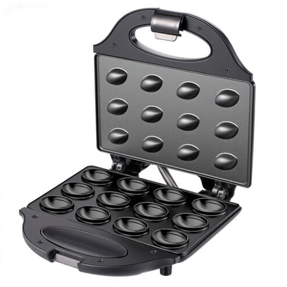 12-Hole Electric Walnut Cake & Waffle Maker