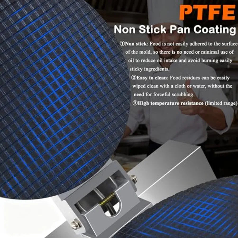 1300W Commercial Electric Waffle Cone Maker
