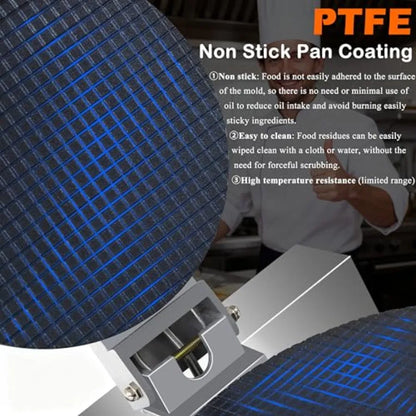 1300W Commercial Electric Waffle Cone Maker