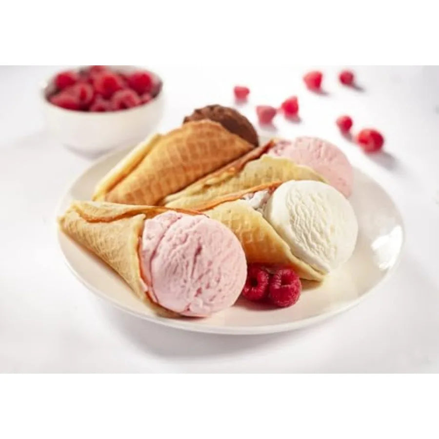 Mini Waffle Cone Maker - 4-Slot Countertop Baker
