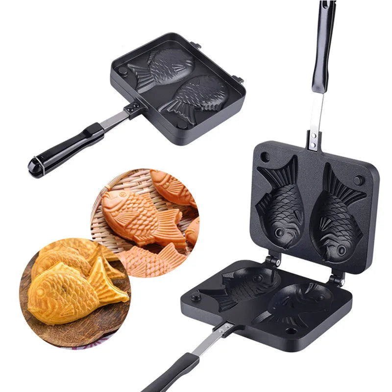4-Fish Japanese Waffle Pan