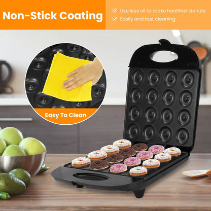 1400W Electric 16-Hole Mini Donut Maker