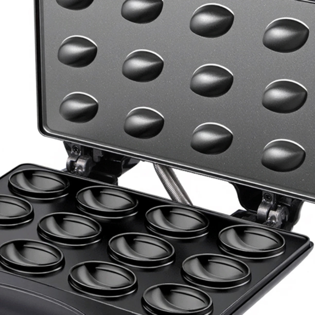 12-Hole Electric Walnut Cake & Waffle Maker