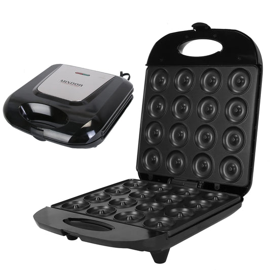 1400W Electric 16-Hole Mini Donut Maker