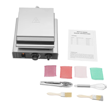 16-Grid Commercial Electric Waffle Maker - 1750W